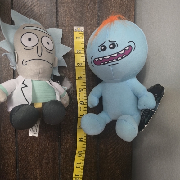 Two Rick And Morty Sanchez Mr Meeseeks Adult Swim Plush Toy Factory - Picture 10 of 10